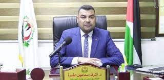 د اشرف القدرة : عدد الشهداء 5791 شهيدا إضافة الى إصابة 16297 مواطن بجراح مختلفة.