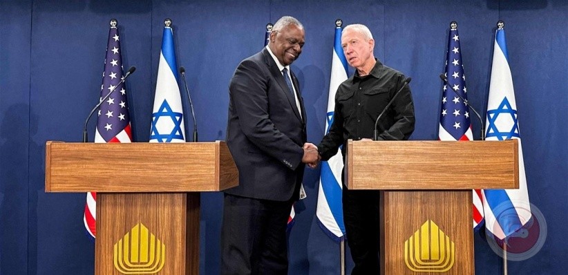 وزير الدفاع الامريكي يحث جالانت على زيادة المساعدات لغزة ويحذر من اتساع رقعة الحرب