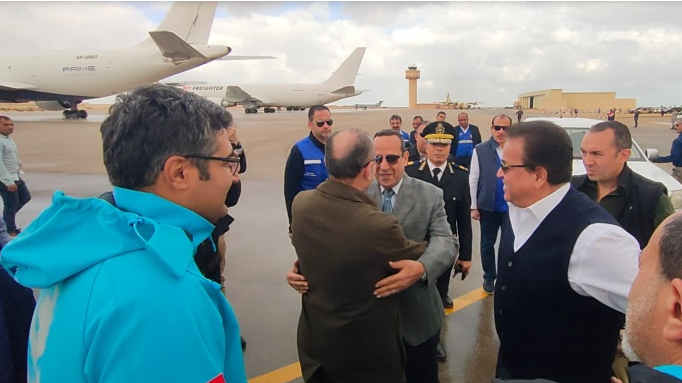 32 طفلا من الخدّج يصلون مصر اليوم للعلاج