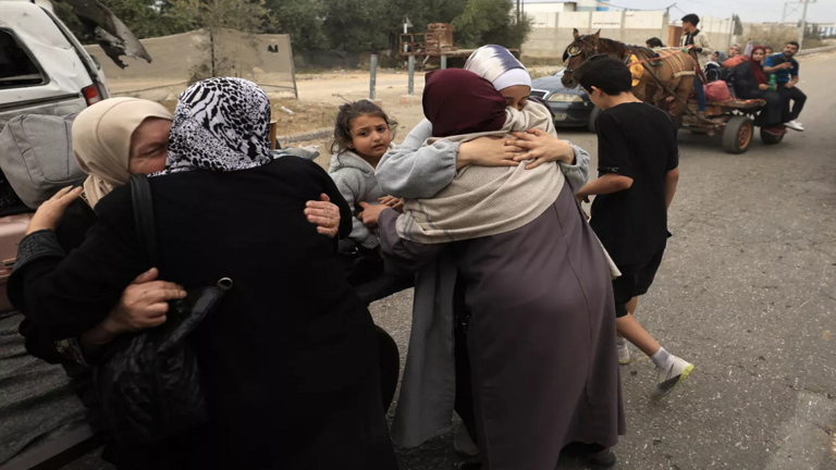 الجيش الإسرائيلي يعلن نزوح مليون فلسطيني من شمال قطاع غزة إلى جنوبه