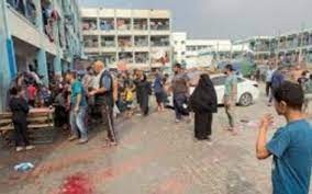 شهداء وجرحى في قصف مدرسة تؤوي نازحين