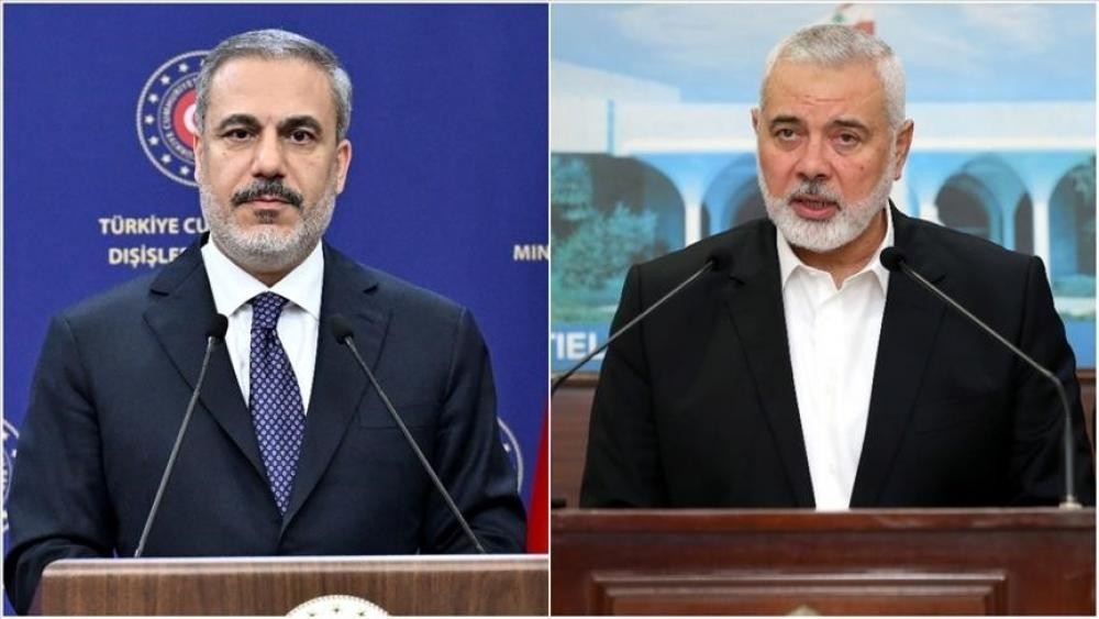 فيدان وهنية يبحثان التطورات في غزة