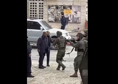 الجيش الإسرائيلي يعتدي على عناصر من الشرطة الفلسطينية في بيت لحم