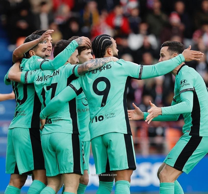 أتلتيكو مدريد يتفادى مفاجآت الكأس أمام لوجو