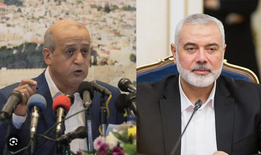 هنية ومزهر يؤكدان: إنهاء العدوان كليًا شرط أساسي لأية مفاوضات