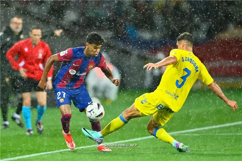 بالصور: رافينيا يمنح برشلونة فوزا صعبا على لاس بالماس