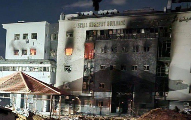 10 شهداء بقصف إسرائيلي بمحيط مجمع الشفاء