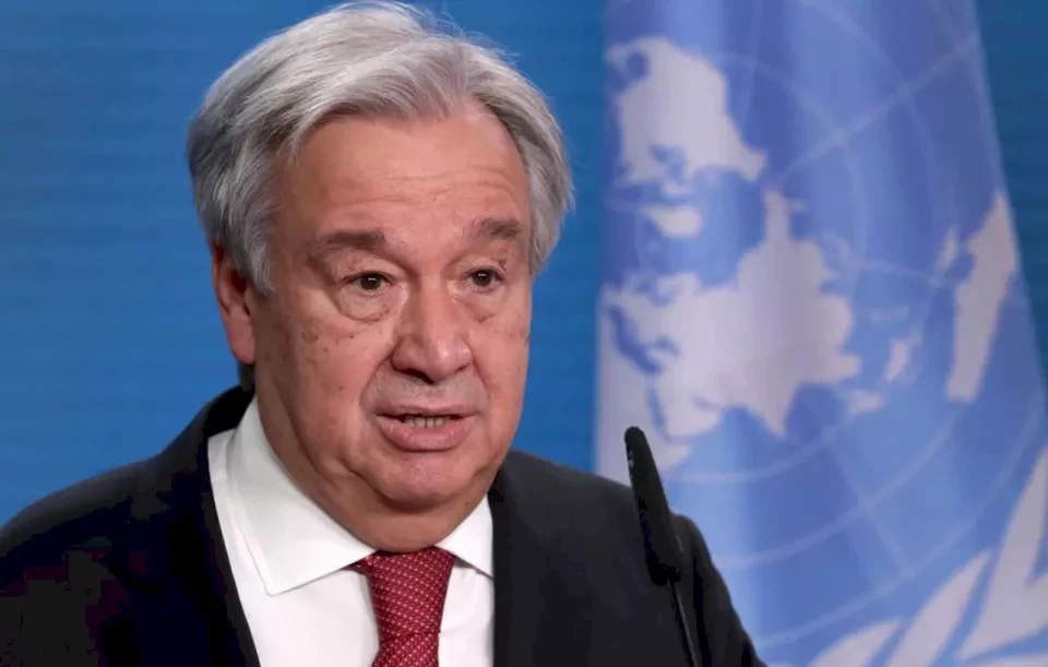 غوتيريش يحث إسرائيل وحماس على التوصل لاتفاق لوقف إطلاق النار