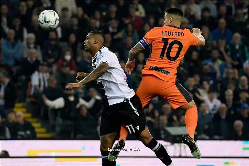 بالصور.. إنتر يجتاز أودينيزي بهدف +90