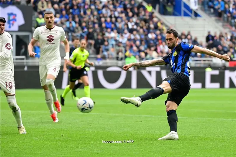 بالصور: إنتر ميلان يهزم تورينو قبل احتفالات الاسكوديتو