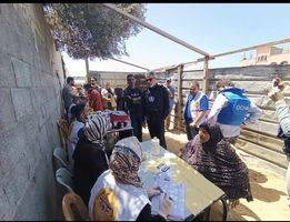 المنظمات الأهلية تستقبل منسق الشؤون الإنسانية بالأمم المتحدة في وسط قطاع غزة