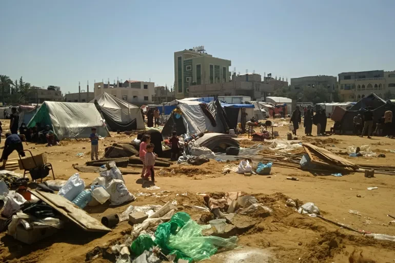 هكذا تبدو رفح مع النزوح الكبير عقب العملية الإسرائيلية البرية