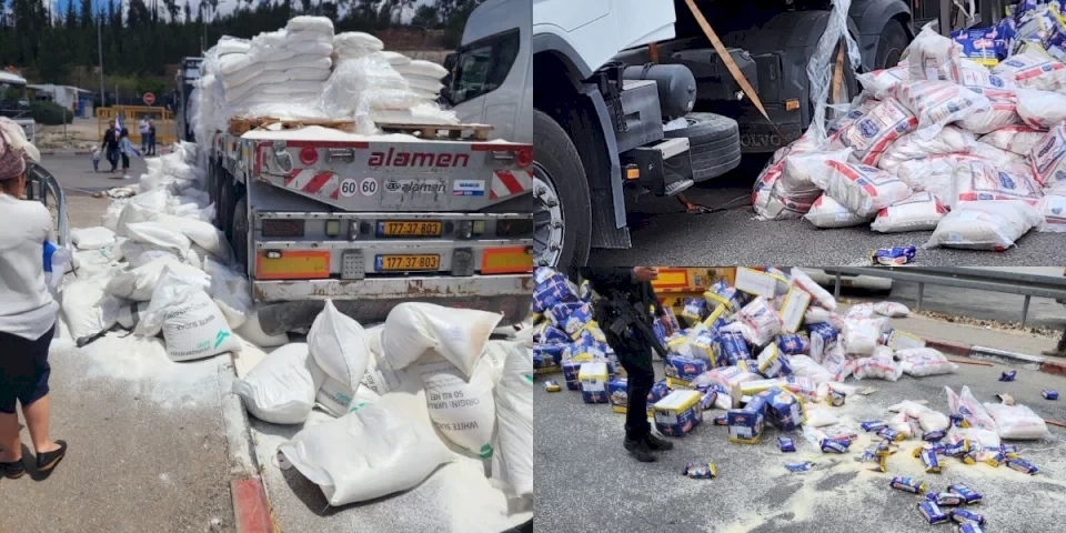 بعد إحراق شاحنات مساعدات أردنية.. رسائل غاضبة من عمان على طاولة بلينكن