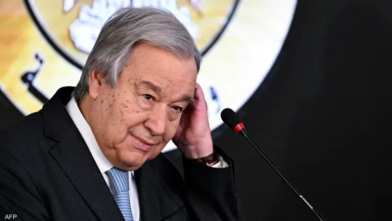 غوتيريش يدعو مجددا إلى "وقف فوري لإطلاق النار" في غزة