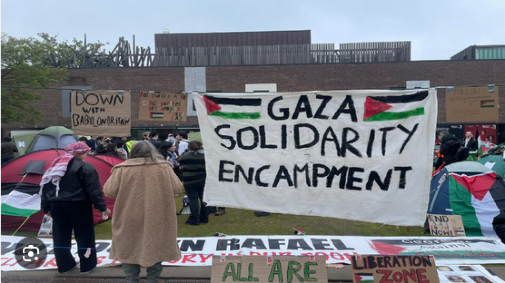 الاحتجاجات تتوسع في جامعات بريطانيا وفرنسا وتصل سويسرا