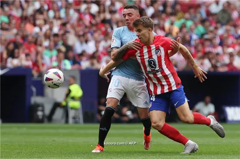 بالصور: أتلتيكو مدريد يتفادى التعثر أمام سيلتا فيجو