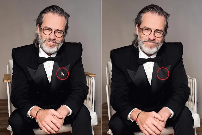 أزالت دبوسا يحمل علم فلسطين.. مجلة أميركية تعتذر عن التلاعب بصورة ممثل هوليودي