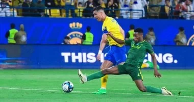 رونالدو يقود النصر للفوز على الخليج ويواجه الهلال فى نهائى كأس خادم الحرمين