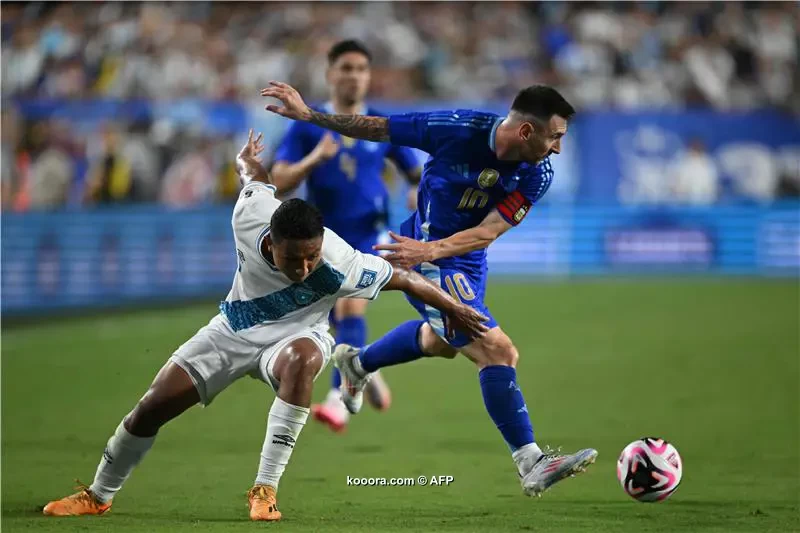 بالصور : ميسي يتألق في فوز عريض للأرجنتين على جواتيمالا