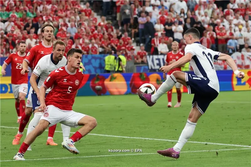 بالصور: إنجلترا تسقط في فخ الدنمارك