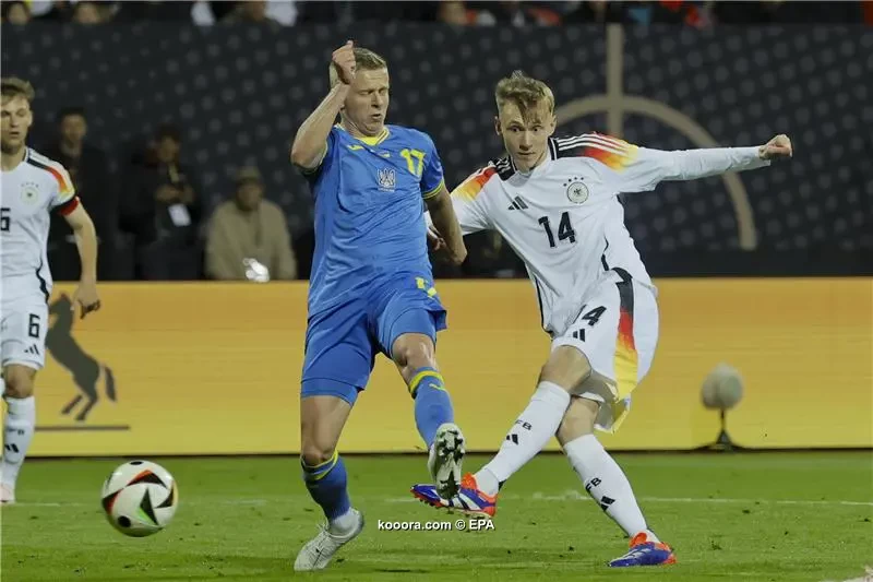 بالصور : التعادل يخيم على ودية ألمانيا وأوكرانيا