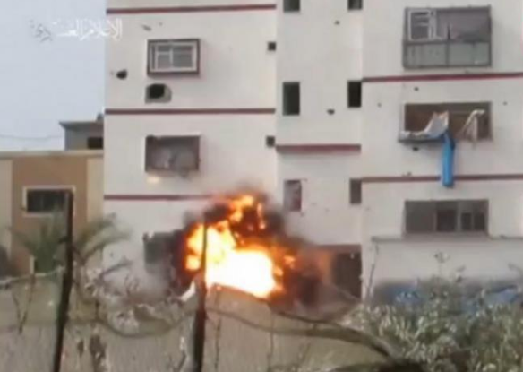 القسام تفجر منزلا مفخخا بقوة من جيش الاحتلال وتوقع أفرادها بين قتيل وجريح