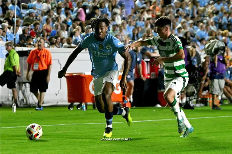 بالصور.. مانشستر سيتي يخسر أمام سلتيك وديا