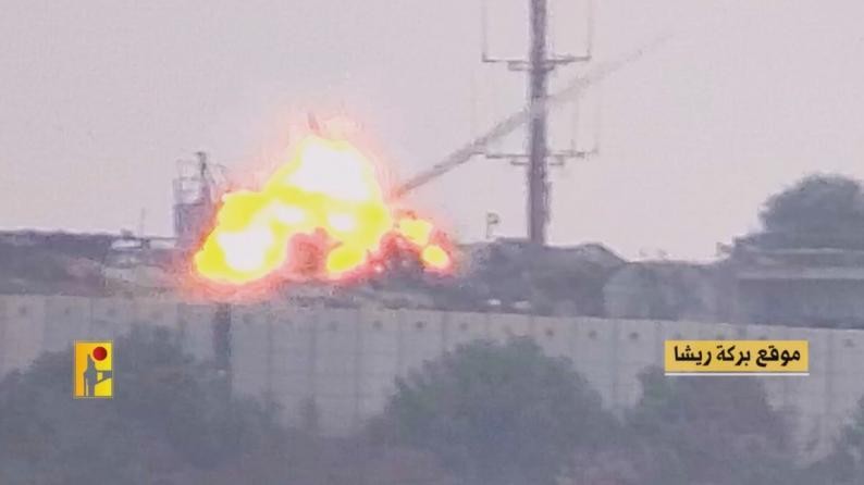 الإعلام العبري: نحو 100 صاروخ من حزب الله.. ربع مليون في الملاجئ وإصابات بينها أميركي