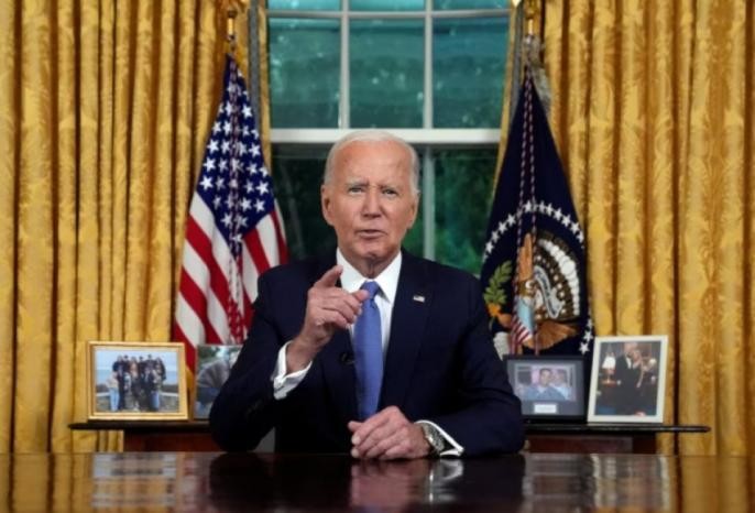 بايدن في "خطاب الأمة": انسحبت لتوحيد الحزب الديمقراطي.. وهاريس تتمتع بالخبرة اللازمة