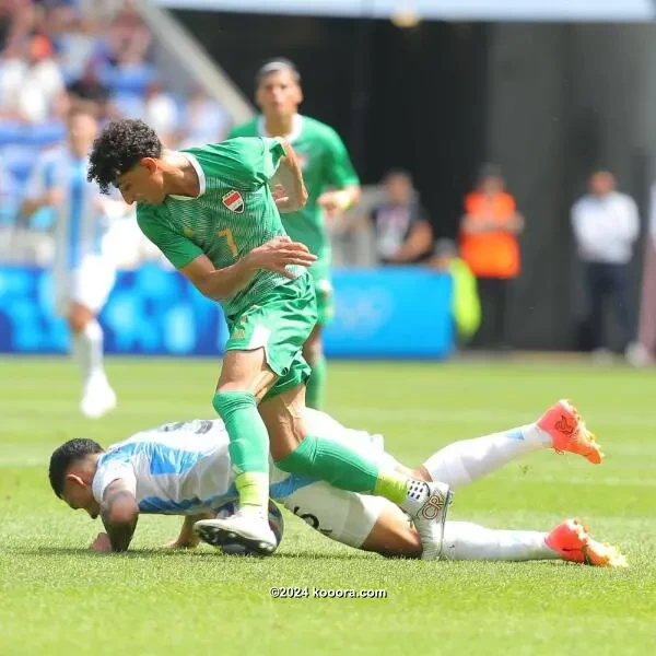 بالصور: الأولمبي العراقي يخسر بثلاثية أمام الأرجنتين