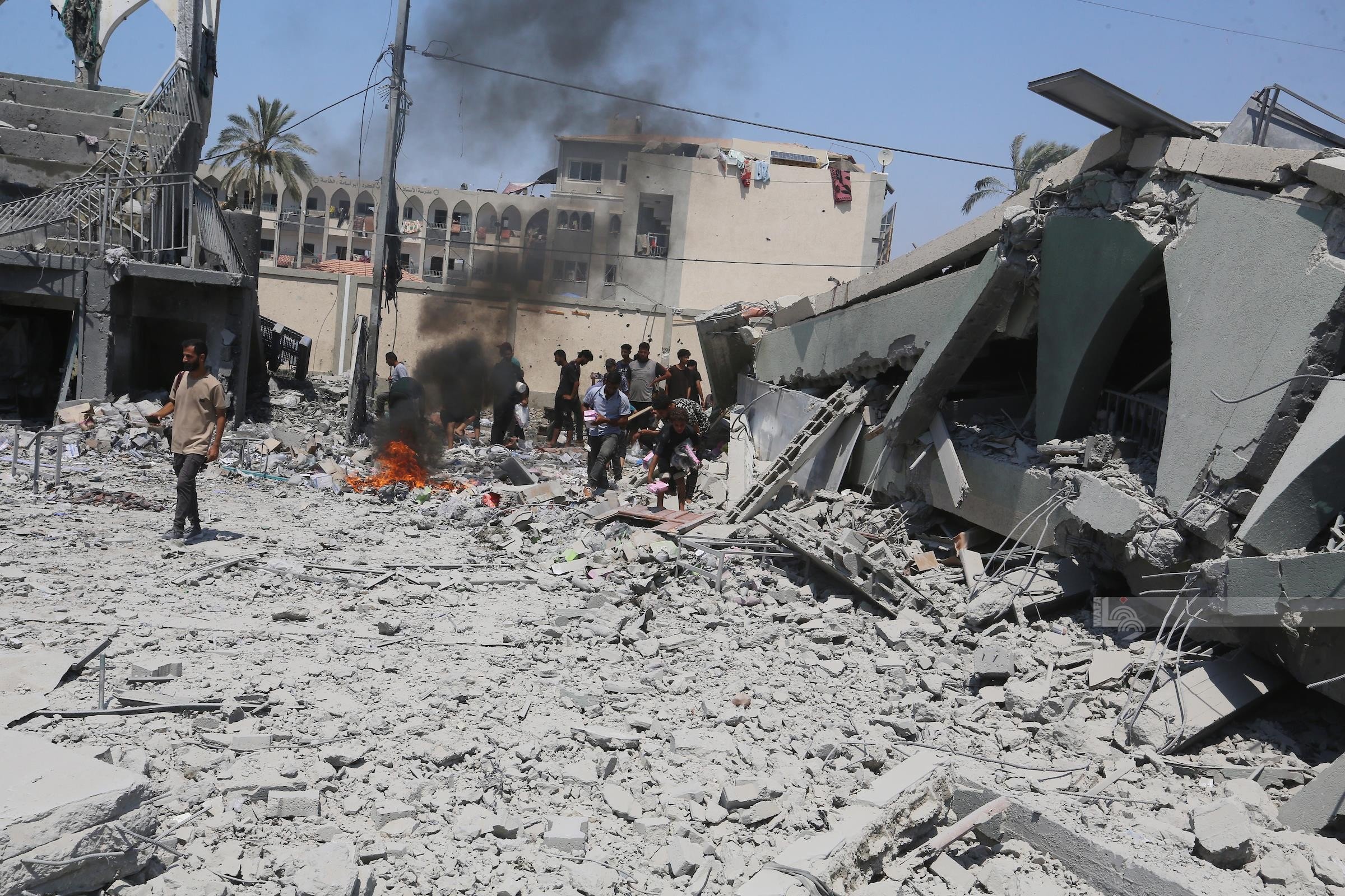 9 شهداء في قصف لطيران الاحتلال على مخيم البريج وسط قطاع غزة