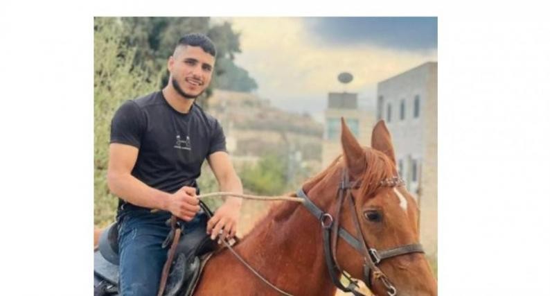 استشهاد الشاب إبراهيم زعاقيق برصاص الاحتلال في بيت أمر شمال الخليل