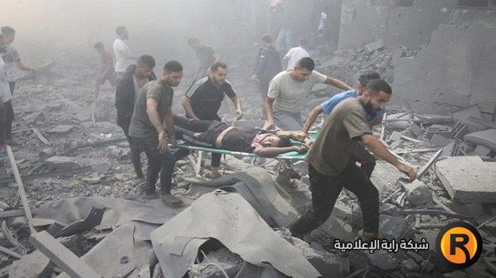 ثمانية شهداء في دير البلح وتاسع قبالة شاطئ بحر مخيم النصيرات