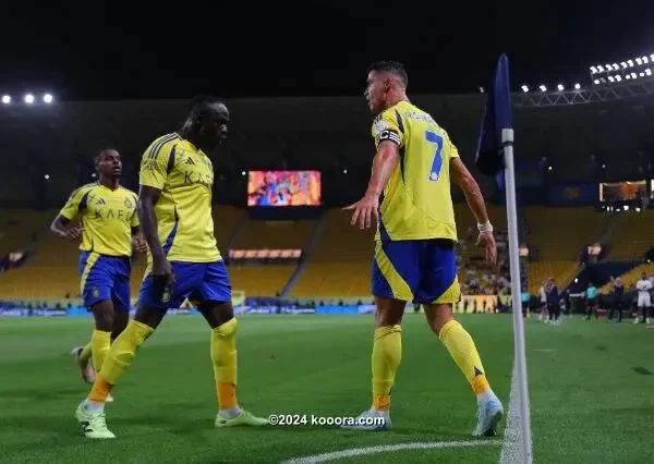 بالصور : هدف رونالدو لا يكفي.. الرائد يحرج النصر في انطلاقة الدوري السعودي