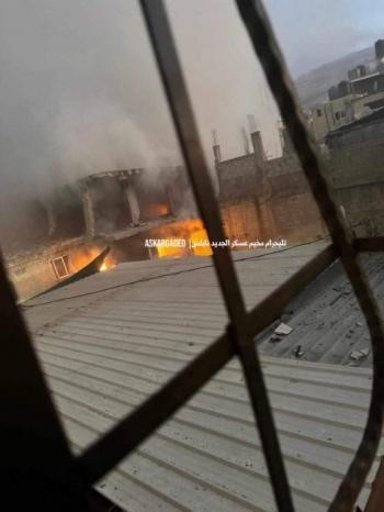 الاحتلال يفجر مقر حركة "فتح" في مخيم بلاطة شرق نابلس