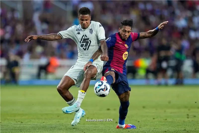 بالصور: موناكو يحرج برشلونة بانتصار عريض