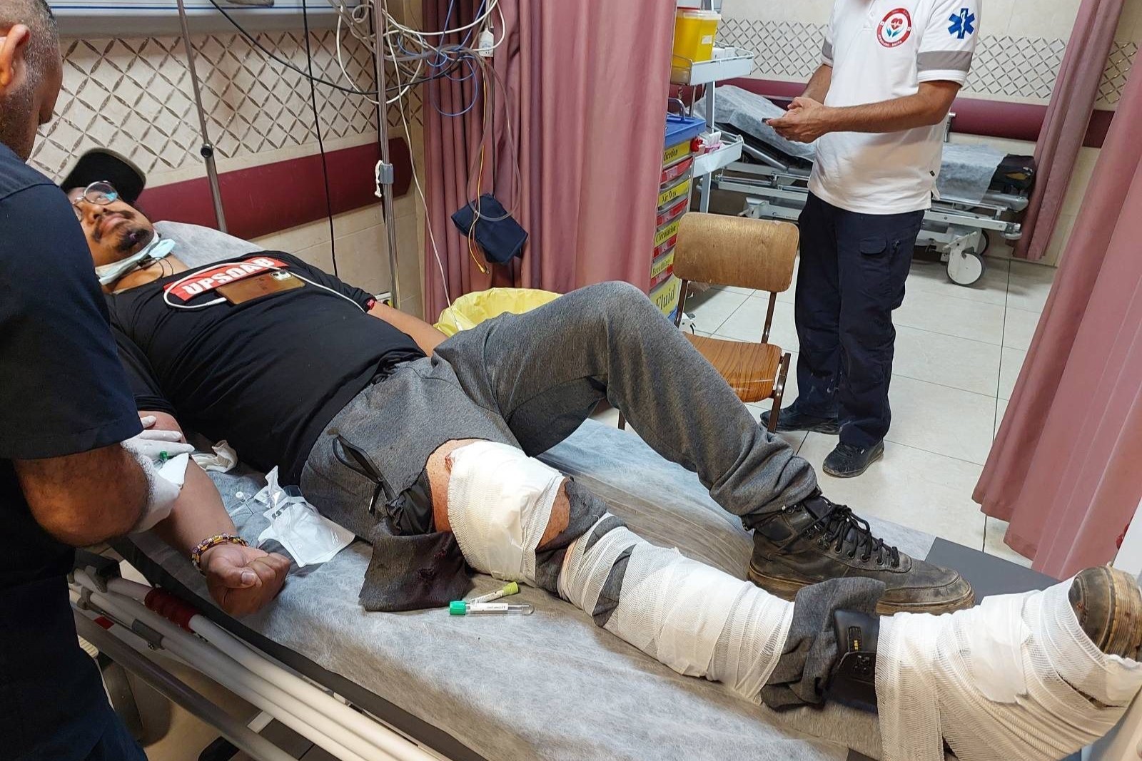 إصابة متضامن أجنبي برصاص الاحتلال في بيتا جنوب نابلس