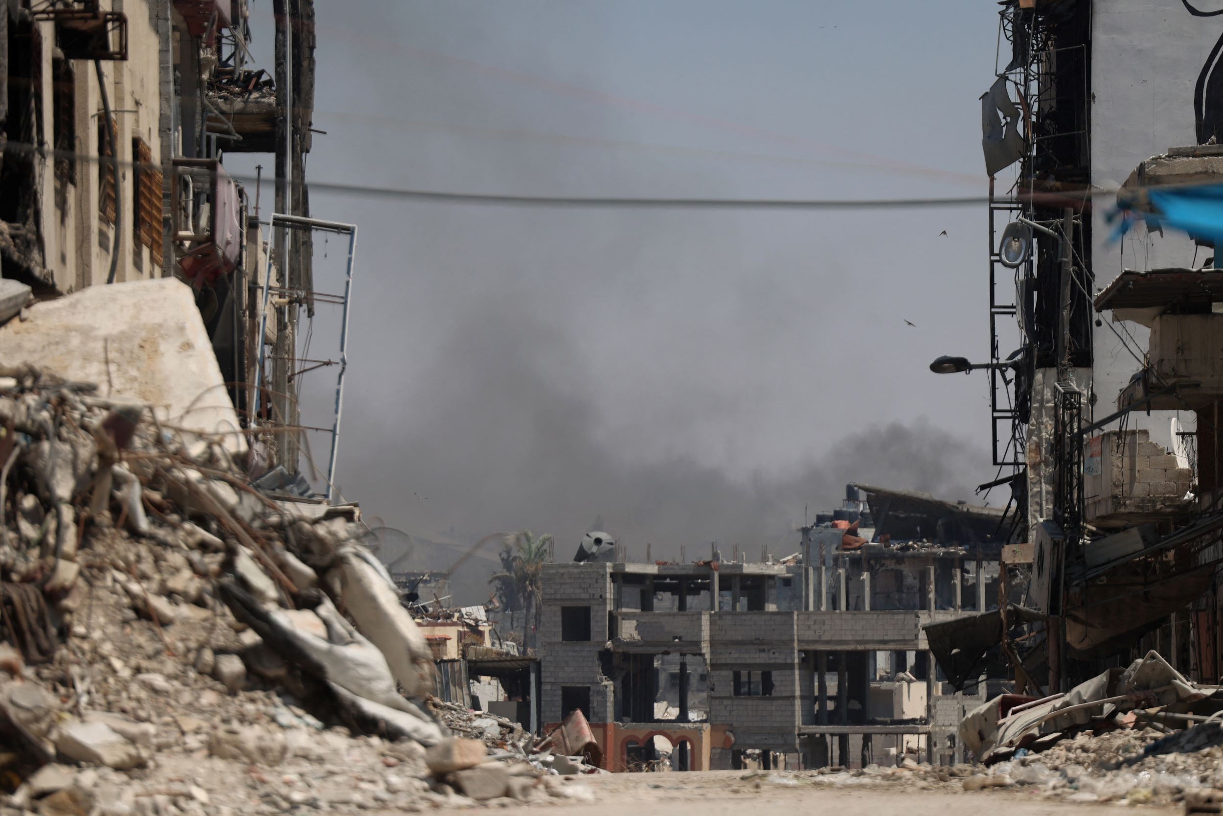 17 شهيدا وعدد من الجرحى في قصف مدرسة حمامة التي تؤوي نازحين بحي الشيخ رضوان