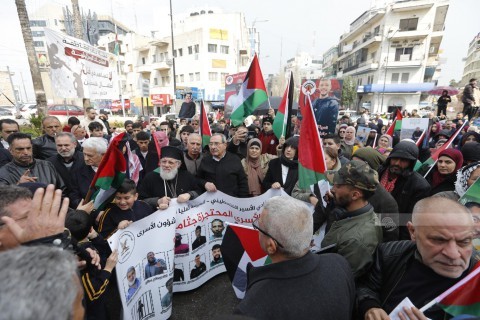 الضفة.. مسيرات ووقفات بـ”اليوم الوطني والعالمي لنصرة غزة والأسرى”
