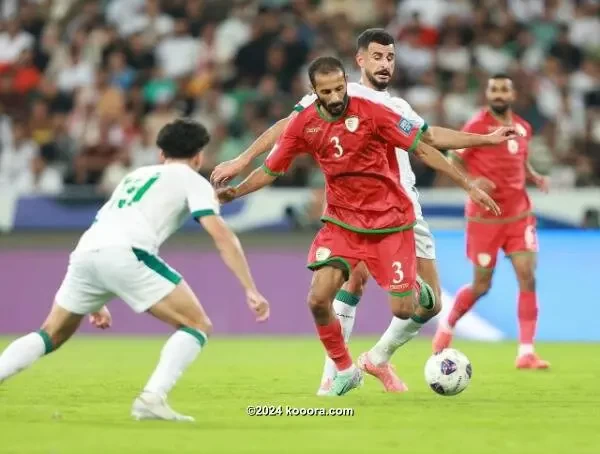 بالصور: رأسية أيمن حسين تكفي العراق للفوز أمام عمان