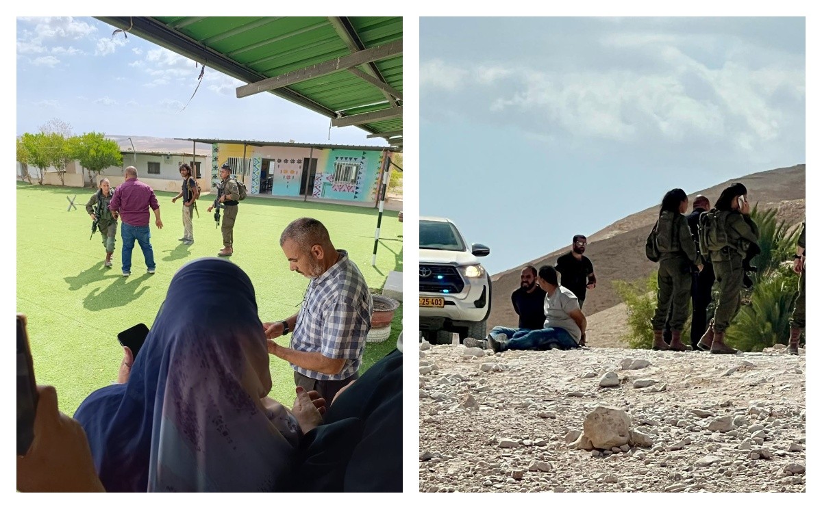 مستعمرون يعتدون على الطلبة والمعلمين في مدرسة عرب الكعابنة الأساسية شمال غرب أريحا