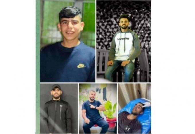 استشهاد خمسة شبان جراء قصف الاحتلال على طوباس