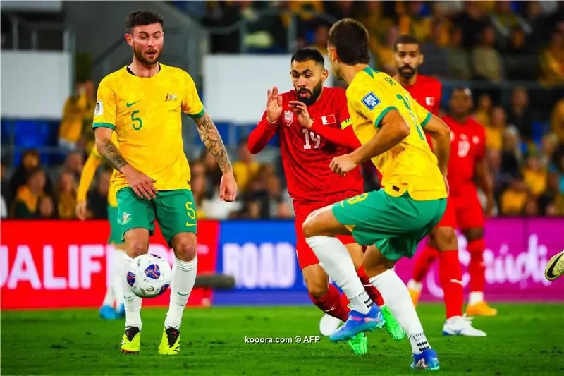 بالصور: النيران الصديقة تمنح البحرين فوزا قاتلا أمام أستراليا