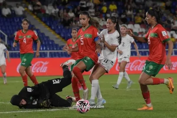 بالصور : شابات المغرب يخسرن من أمريكا في كأس العالم
