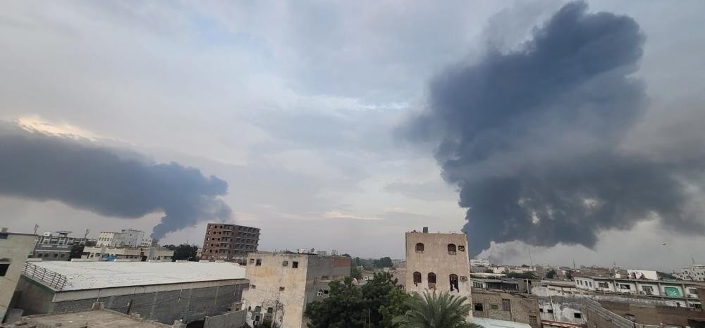 قصف إسرائيلي على ميناء الحديدة في اليمن