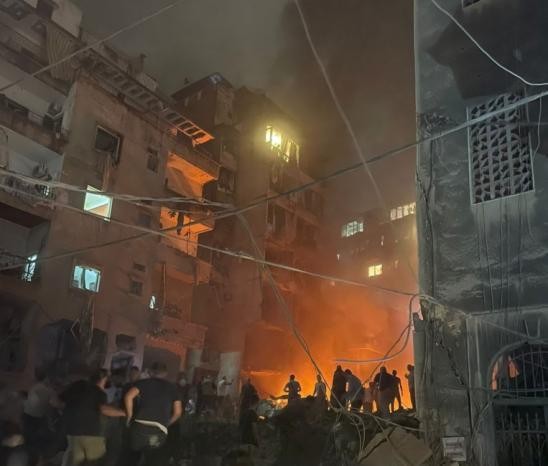 22 شهيداً و117 جريحاً في عدوان إسرائيلي على بيروت