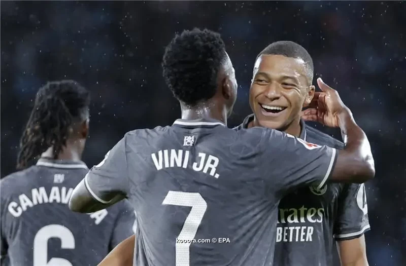 بثنائية مبابي وفينيسيوس.. ريال مدريد يعبر مطب سيلتا فيجو