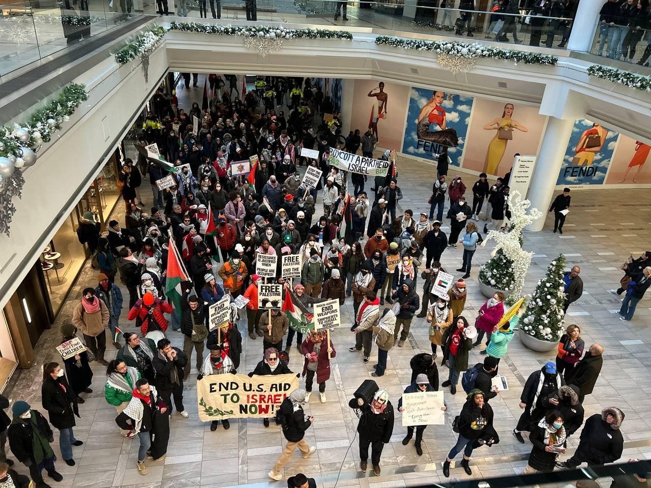 في يوم التضامن مع شعبنا: تظاهرات حاشدة في عدة مدن أميركية