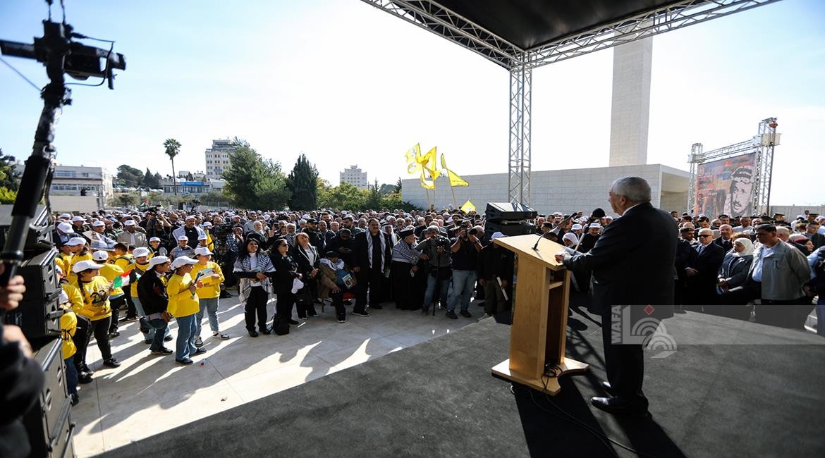 بمشاركة رسمية وشعبية: إحياء الذكرى الـ20 لاستشهاد القائد ياسر عرفات