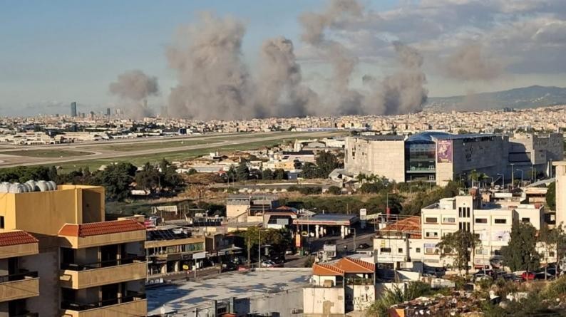 الاحتلال يشن أحزمة نارية على ضاحية بيروت الجنوبية